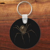 Big Brown 3D Halftone Spider Sleutelhanger (Voorkant)