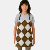 Big Brown & Antiek White Diamonds Small Schort (Insitu)