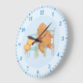 Big Brown Bear Helps Little Yellow Bear Grote Klok (Hoek)