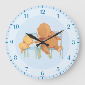 Big Brown Bear Helps Little Yellow Bear Grote Klok