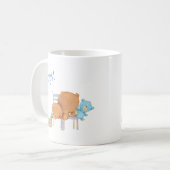 Big Brown Beer, Calico & diskettestation Share Two Koffiemok (Voorkant links)