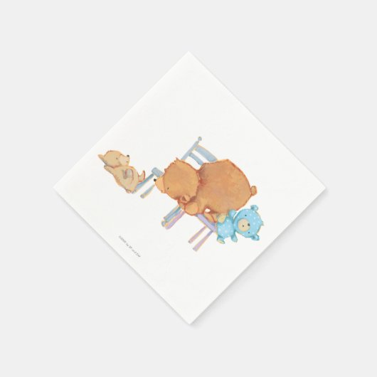 Big Brown Beer, Calico & diskettestation Share Two Servet (Hoek)