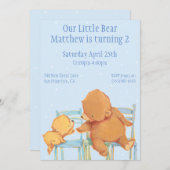 Big Brown Beer en Yellow Beer Birthday Kaart (Voorkant / Achterkant)