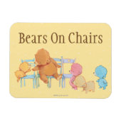 Big Brown Beer & Friends Share Four Chairs Magneet (Horizontaal)