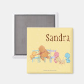 Big Brown Beer & Friends Share Four Chairs Magneet (Voorkant / Achterkant)