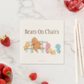 Big Brown Beer & Friends Share Four Chairs Servetten (Insitu)