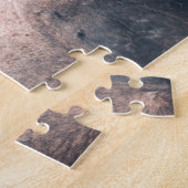 Big Brown Buck Deer met Grote Antlers Legpuzzel (Zijkant)