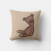 Big Brown Teddy Bear Kussen (Voorkant)