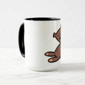 Big Brown Teddy Bear Mok (Voorkant links)