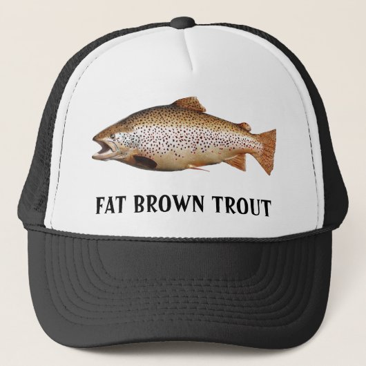 Big Brown Trout Trucker Pet (Voorkant)