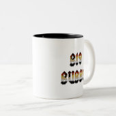 Big Bubba Tweekleurige Koffiemok (Voorkant rechts)