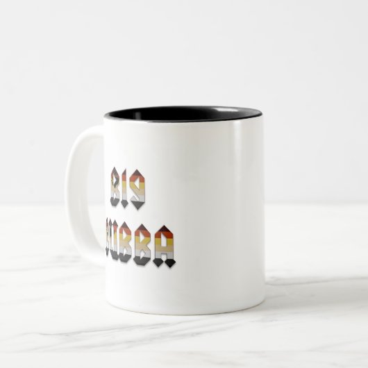 Big Bubba Tweekleurige Koffiemok (Voorkant links)