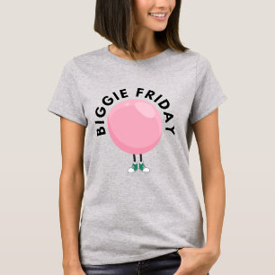 Big Bubble Club "Biggie Friday" Roze Bubbel Grappi T-shirt