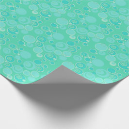 Big Bubblegum Bubbles Overal Blauwgroen Dank je Cadeaupapier