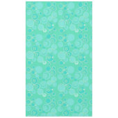 Big Bubblegum Bubbles Overal Blauwgroen Dank je Tafelkleed (Voorkant)