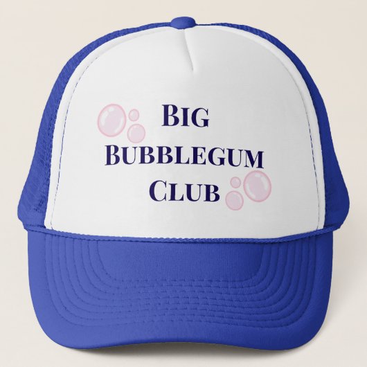 "Big Bubblegum Club" Bubbles BFF Grappige Grap Trucker Pet (Voorkant)