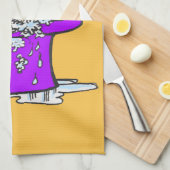 Big Bubbling Bunny Kitchen Towel Theedoek (Quarter Fold)