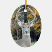 Big Buck Antlers-Ornament Keramisch Ornament (Voorkant)