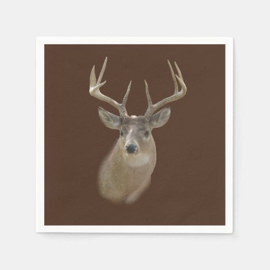 Big Buck Deer Birthday Servet (Voorkant)