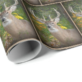 Big Buck Deer Cadeaupapier (Rol Hoek)