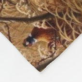 Big Buck Deer schokte op het Boerderij Fleece Deken (Hoek)