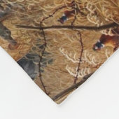 Big Buck Deer schokte op het Boerderij Fleece Deken (Hoek)