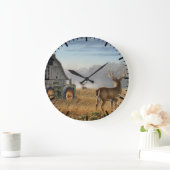 Big Buck Deer schokte op het Boerderij Grote Klok (Huis)