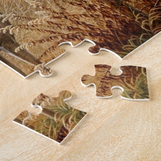 Big Buck Deer schokte op het Boerderij Legpuzzel (Zijkant)