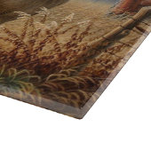 Big Buck Deer schokte op het Boerderij Snijplank (Hoek)