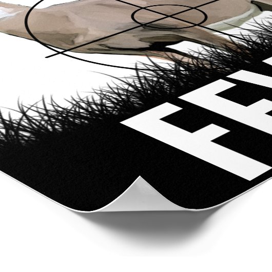 Big Buck Fever Deer Hunting Poster (Hoek)