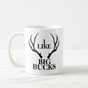 Big Buck Funny Hunting Coffee Mok