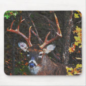 Big Buck Herten Antlers Natuur Muismat (Voorkant)