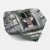 Big Buck in cabine raam Stropdas (Opgerold)