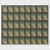 Big Buck in het bos Cadeaupapier (Vlak)