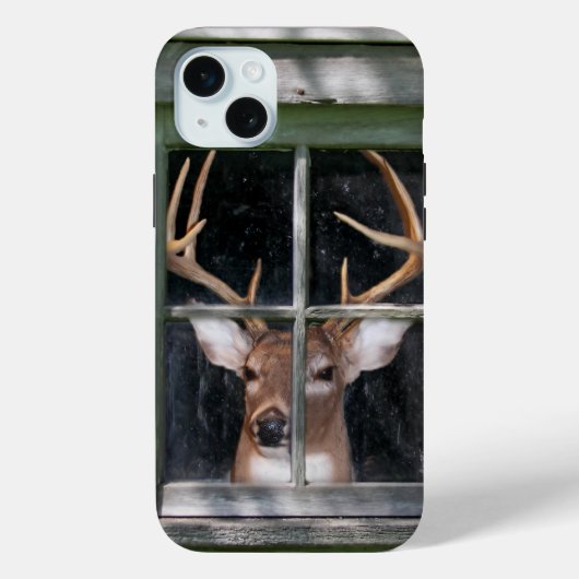 Big Buck in het raam Case-Mate iPhone Case (Achterkant)