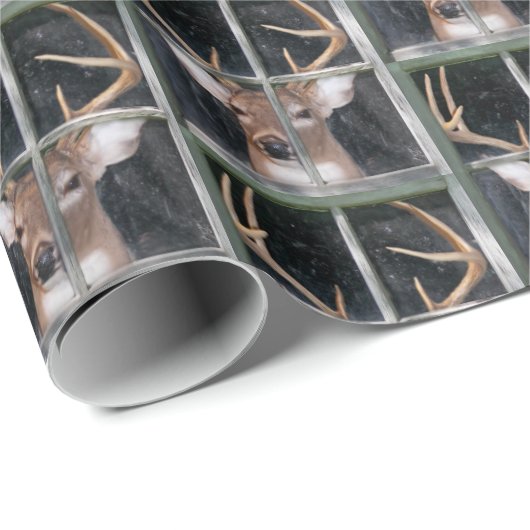 Big Buck in Window Cadeaupapier (Rol Hoek)