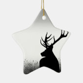 Big Buck Keramisch Ornament (Rechts)