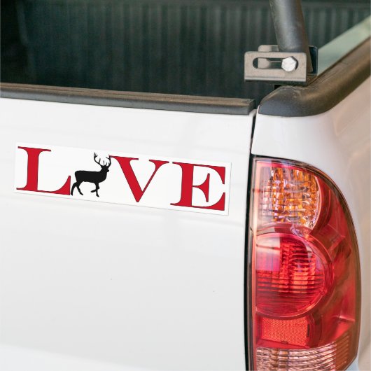 Big Buck Lover Bumpersticker (Op Truck)