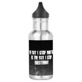 Big Buck Stainless Steel Water Bottle Waterfles (Links)