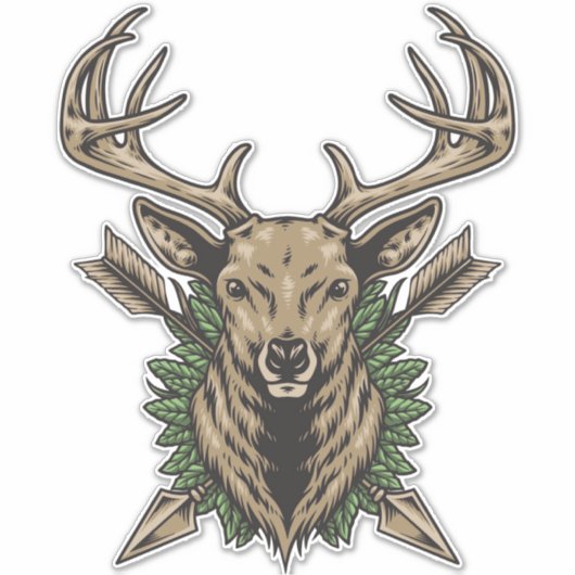 Big Buck Sticker (Voorkant)