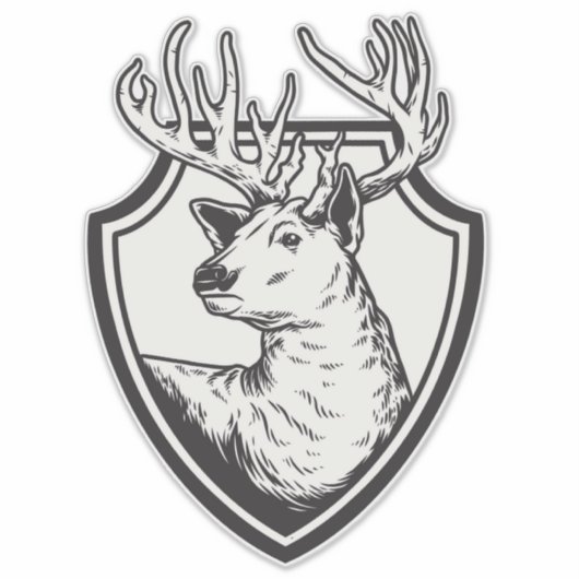 Big Buck Sticker (Voorkant)