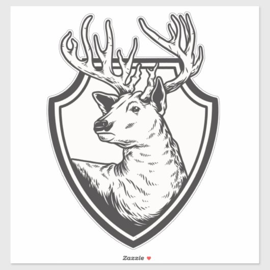 Big Buck Sticker (Vel)