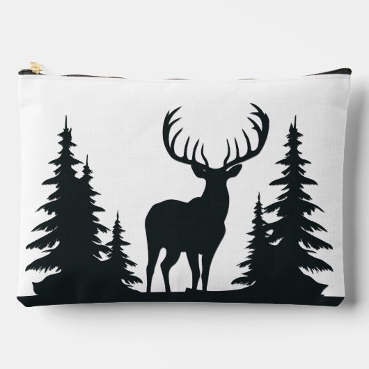 Big Buck Tussen Pine Trees Etui (Voorkant)