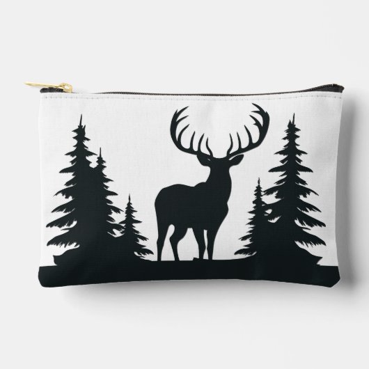 Big Buck Tussen Pine Trees Etui (Voorkant)