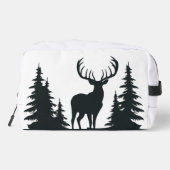 Big Buck Tussen Pine Trees Toilettasje (Achterkant)