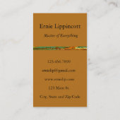 Big Bucks Dollar Sign Visitekaartje (Achterkant)