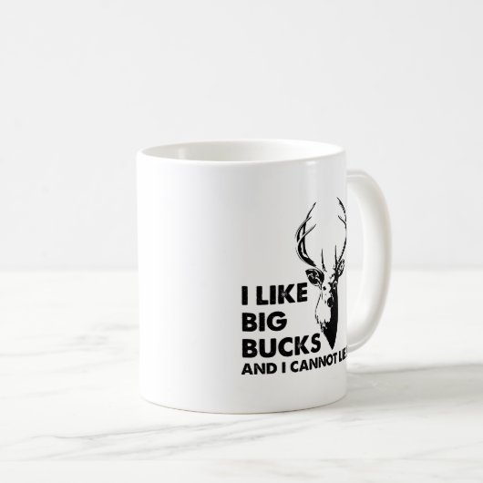 Big Bucks Funny Mug Koffiemok (Voorkant rechts)