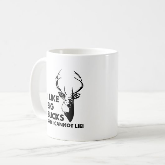 Big Bucks Funny Mug Koffiemok (Voorkant links)