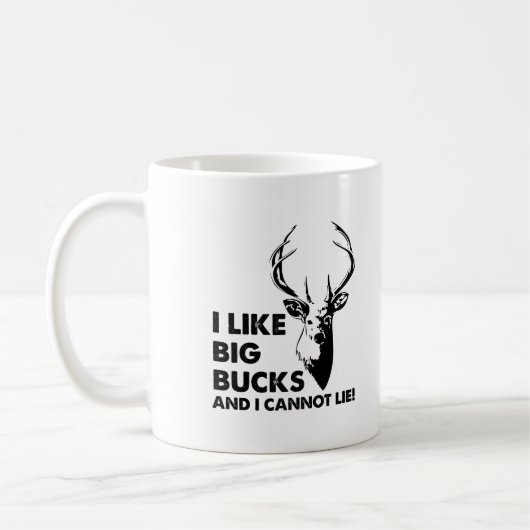 Big Bucks Funny Mug Koffiemok (Links)