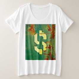 Big Bucks Grote Maat T-shirt